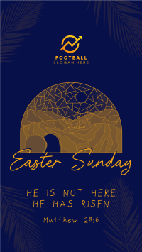 Modern Easter Sunday Facebook Story Design