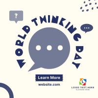 The Thinking Day Instagram Post Design
