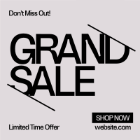Minimal Mega Sale Instagram Post Preview