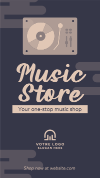Premium Music Store Instagram Story Design