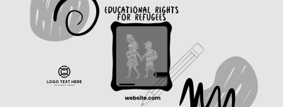 Refugees Education Rights Facebook cover Image Preview