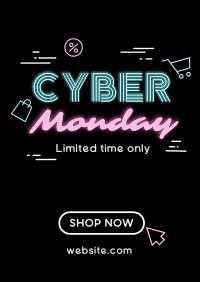 Dazzling Cyber Sale Poster Image Preview