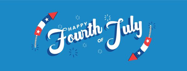 July 4th Fireworks Facebook Cover Design Image Preview