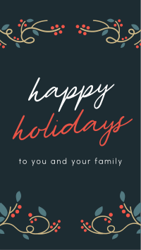 Holiday Season Greeting Video Image Preview