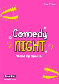 Comedy Night Poster Design