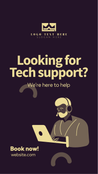 Tech Support TikTok Video Design