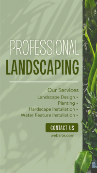 Professional Landscaping  YouTube Short Preview