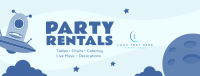 Party Rentals For Kids Facebook cover Image Preview