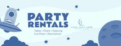 Party Rentals For Kids Facebook cover Image Preview