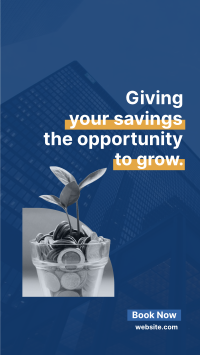 Grow Your Savings Facebook story Image Preview