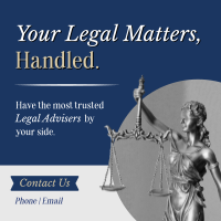 Legal Services Consultant Instagram Post Design