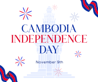 Cambodia Independence Festival Facebook Post Design