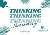 Quirky Thinking Thursday Postcard Image Preview