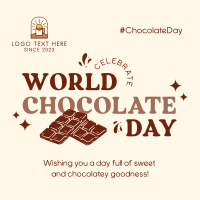 Today Is Chocolate Day Instagram Post Design