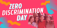 Playful Zero Discrimination Day Twitter Post Image Preview