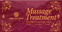 Art Nouveau Massage Treatment Facebook ad Image Preview
