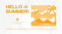 Minimalist Summer Greeting Video Image Preview