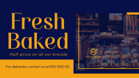 Fresh Baked Bread Facebook Event Cover Design