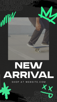 Urban Skateboard Shop TikTok video Image Preview