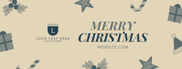 Cute Christmas Facebook Cover Design Image Preview