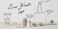 Zero Waste Tips Twitter Post Design