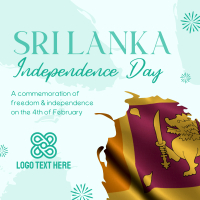 Sri Lankan Flag Linkedin Post Image Preview