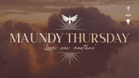 Holy Thursday Message Animation Preview