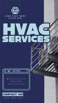 Y2K HVAC Service Instagram reel Image Preview
