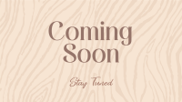 Coming Soon Wood Facebook Event Cover Design