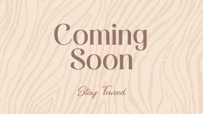 Coming Soon Wood Facebook event cover Image Preview