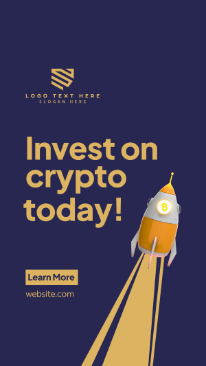 Crypto to the Moon Instagram story Image Preview