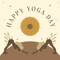 Mystical Yoga Instagram Post Design