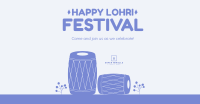 Happy Lohri Festival Facebook Ad Design