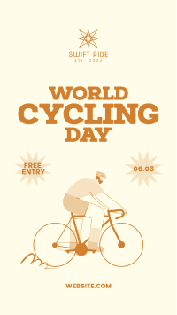 World Bicycle Day Instagram Reel Image Preview