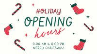 Quirky Holiday Opening Facebook Event Cover Image Preview