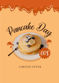 Pancake Day Promo Poster Image Preview