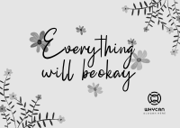 Everything will be okay Postcard Image Preview