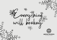 Everything will be okay Postcard Image Preview