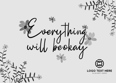 Everything will be okay Postcard Image Preview