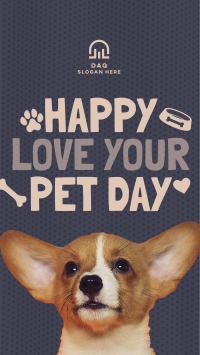 Wonderful Love Your Pet Day Greeting Instagram Story Design