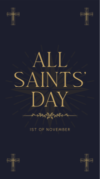 Solemn Saints' Day Whatsapp Story Image Preview