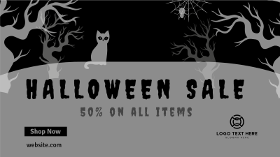 Spooky Midnight Sale Facebook event cover Image Preview