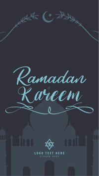 Ramadan Mosque Greeting Instagram story Image Preview