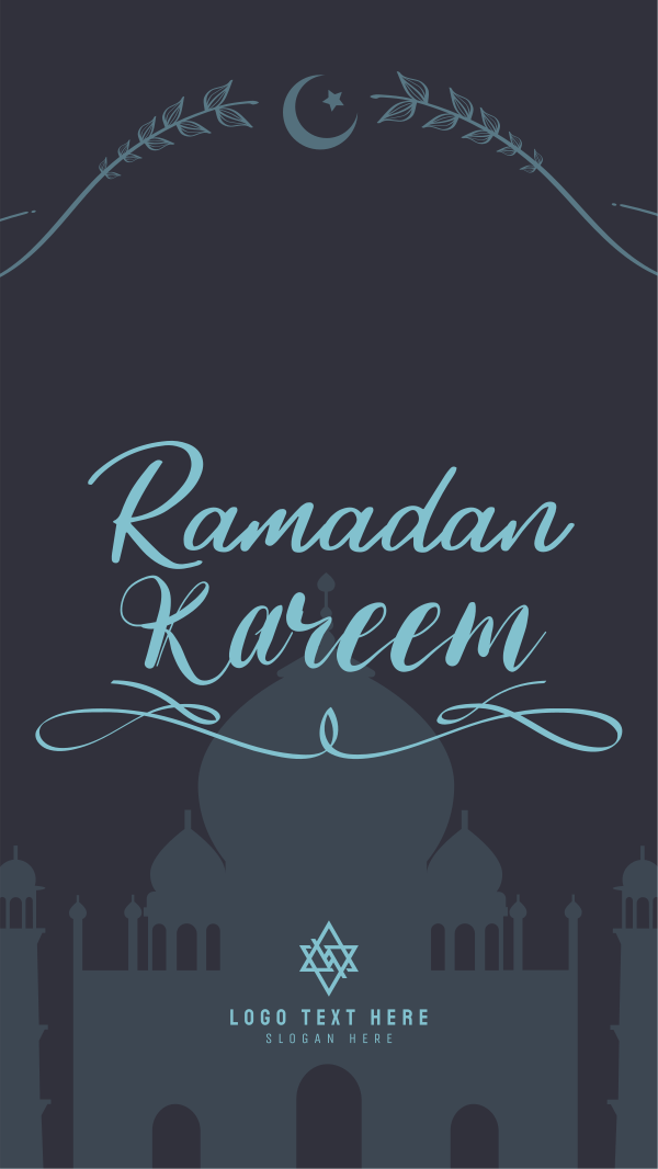 Ramadan Mosque Greeting Instagram Story Design Image Preview