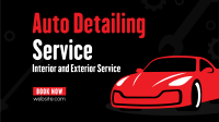 Car Repair Shop Facebook Event Cover Design
