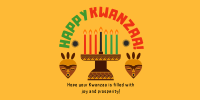 Kwanzaa Badge Twitter Post Design