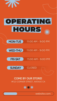  Quirky Operating Hours TikTok Video Image Preview