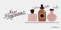 French Fragrance Twitter Post Design