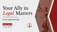 Legal Matters Expert Facebook Event Cover Design