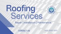 Geometric Roofing Services Animation Image Preview